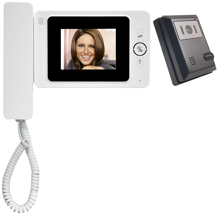 אינטרקום עם מצלמה צבעונית DEFENDER SECURITY 435E1-A